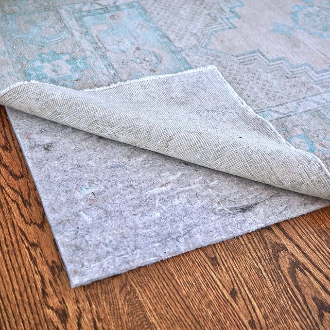 RUGPADUSA - Dual Surface - 4' Round - 1/8" Thick - Felt + Rubber - Non-Slip - Image 2