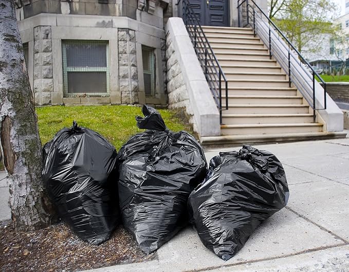 30-33 Gallon Trash Bags Heavy Duty, Large Black Trash Bags 30 Gallon - Image 7