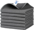 MR.SIGA Waffle Pattern Cleaning Cloths, Reusable Absorbent Microfiber Cleaning by MRSIGA