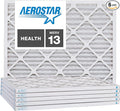 Aerostar 8x14x1 MERV 13, Pleated Air Filter, Box of 6, Made in the USA by AirFiltersDelivered