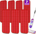 7 Count Reusable Mop Pads for Swiffer PowerMop by MEXERRIS