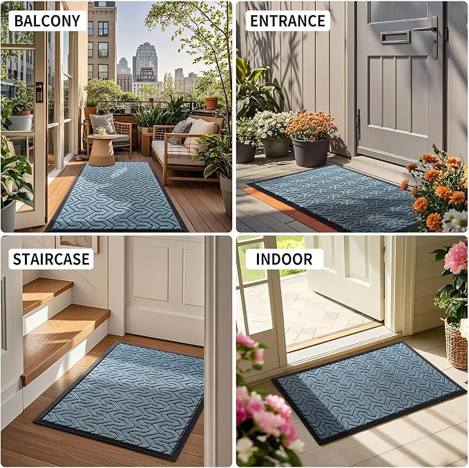 Yimobra Large Door Mat Outside Entrance 47x32, Waterproof Heavy Duty Outdoor - Image 6