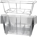 12 Pack Chafing Wire Rack Buffet Stand Chrome Frame by COMFICOVE
