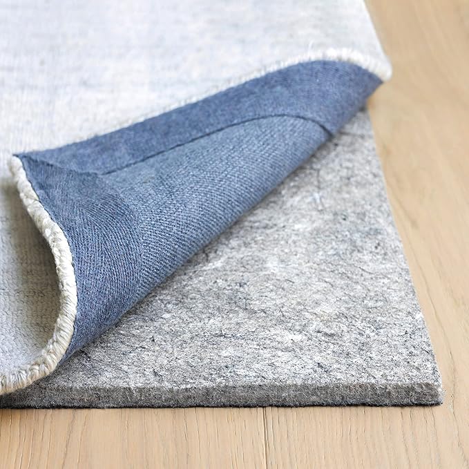 RUGPADUSA - Dual Surface - 4'x6' - 1/2" Thick - Felt + Rubber - Non-Slip by RugPadUSA