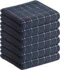 Homaxy 100% Cotton Terry Kitchen Towels, Checkered Designed, Soft and Super by Homaxy