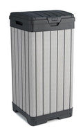 Keter Rockford Resin 38 Gallon Outdoor Kitchen Trash Can by Keter