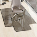 Beveled Edge Irregular Office Chair Mat by MESAILUP