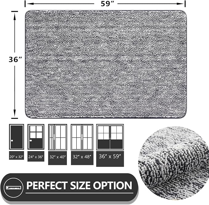 REFETONE Doormat, Dark Grey - Image 2