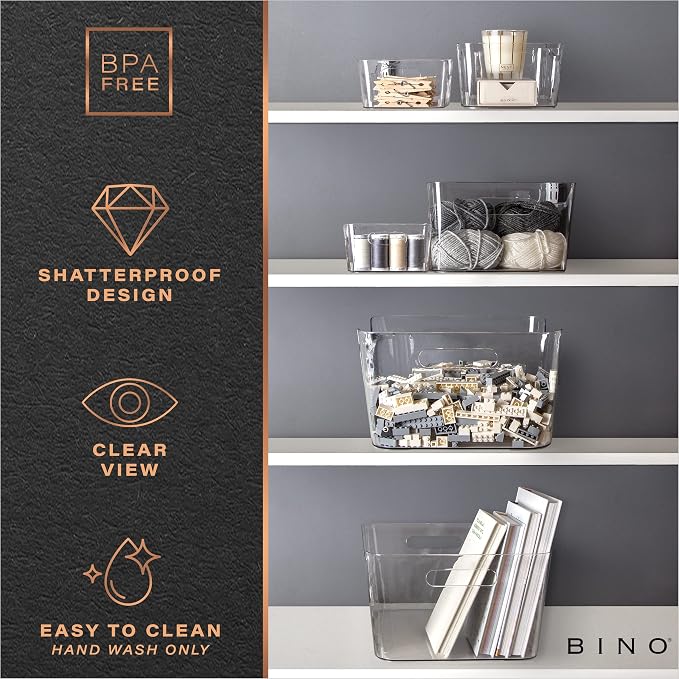 BINO | The SOHO Collection Plastic Storage Bins, X-Small - Image 7