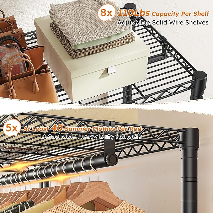 Raybee Clothes Rack, Clothing Racks - Image 4