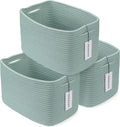 Cotton Rope storage Basket Bins Woven Basket by XUANGUO