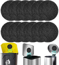 12-Pack Universal Stick-on Trash Can Odor Absorbing Filters, Thick Design by Home