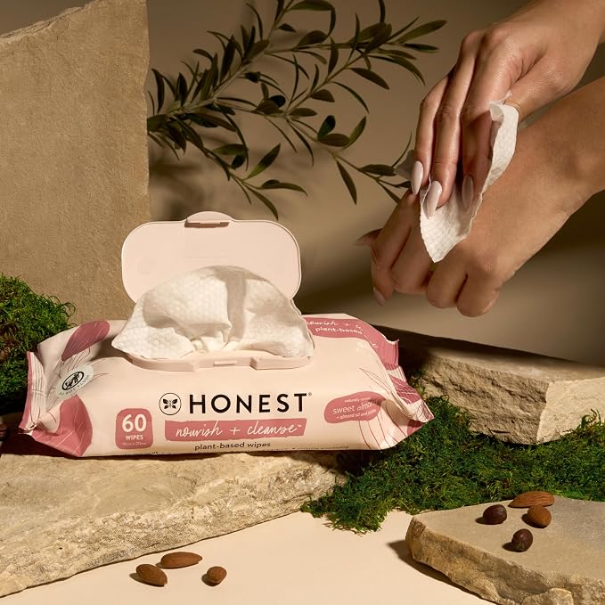 The Honest Company Nourish and Cleanse Naturally Scented Wipes Cleansing - Image 4