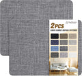 KING MOUNTAIN Fine Linen Repair Patches, Dark Grey, Self-Adhesive, Rectangular by ForABetterHomeLife