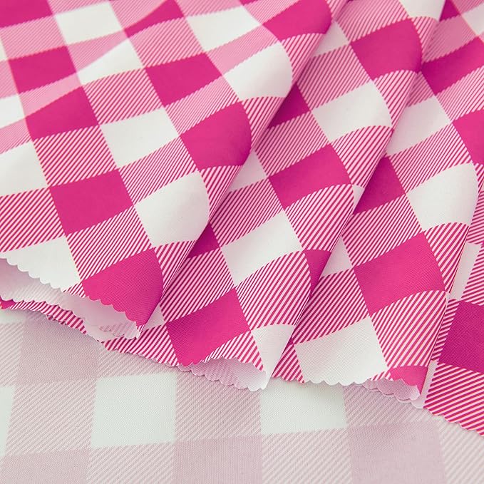 Waterproof Plaid Tablecloth Fabric - Image 3