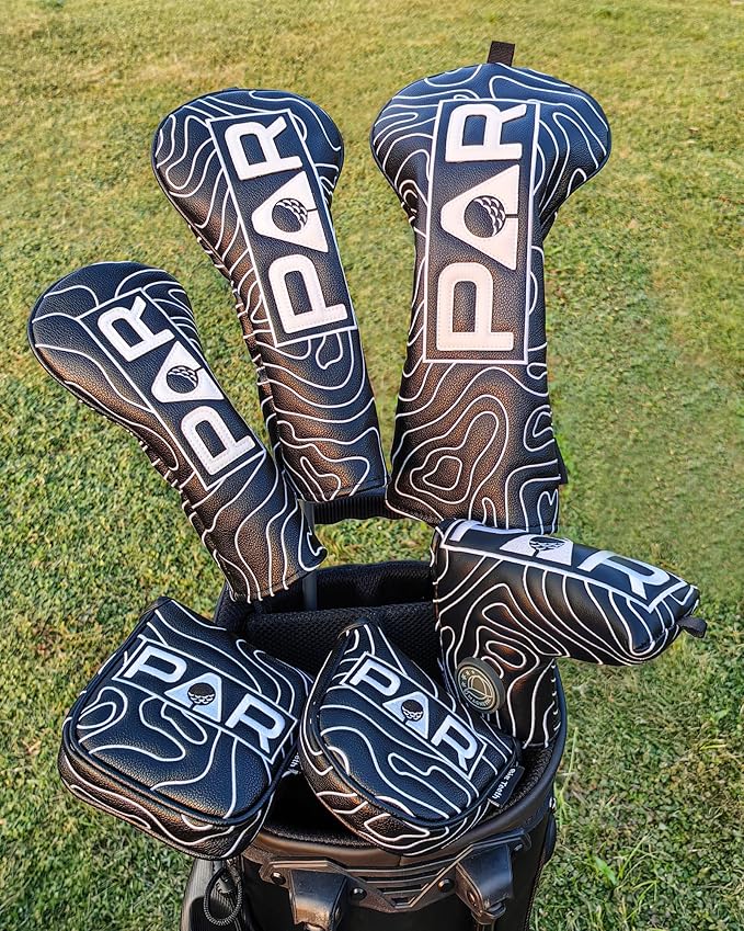 Big Teeth Golf Club Covers Full Set Driver Headcover Fairway Wood Hybrid Golf - Image 2