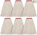 Matthew Cleaning 16oz 6Pack Cotton Floor Mop, Cotton Looped-Open String Heavy by MATTHEWCLEANINGPRODUCTS