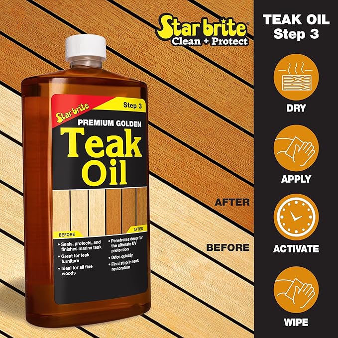 STAR BRITE Teak Care 3 Step Kit - Image 6