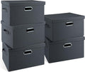 Medium 15" 21 Quart Collapsible Stackable Storage Bins by GraciadecoStorage