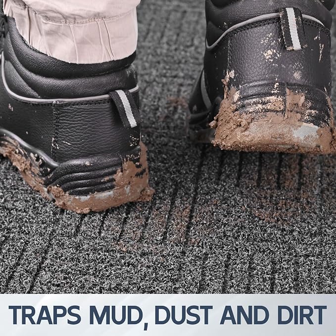 Front Door Mat, Non-Slip Backing Welcome Mats - Image 3