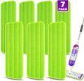 7 Count Reusable Microfiber Mop Pads by MEXERRIS