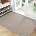 LUMI Ultra Thin Door Mat for Entryway, Low Profile Non Slip Rubber Backing by LUMI