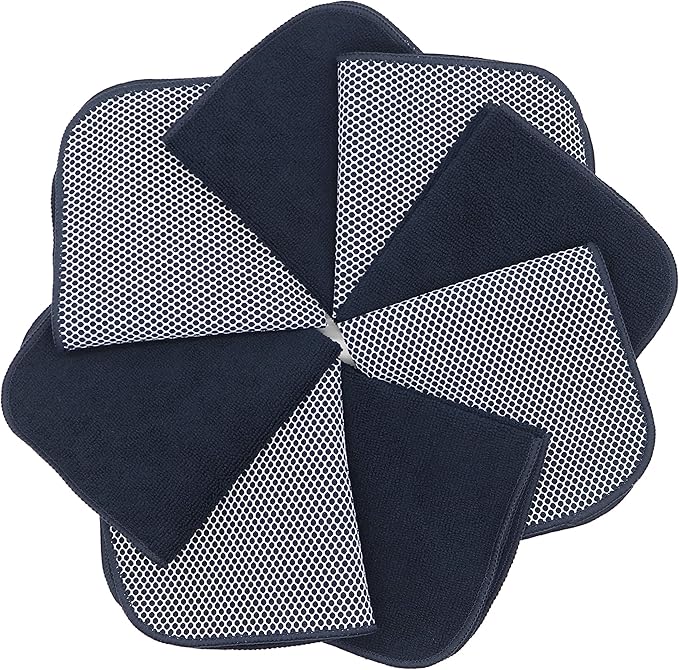 Microfiber Dish Cloths Fast Drying Kitchen Cleaning Cloth Dish Rags Dust Cloths - Image 3