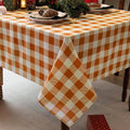 Waterproof Checkered Tablecloth Fabric by Essifunia