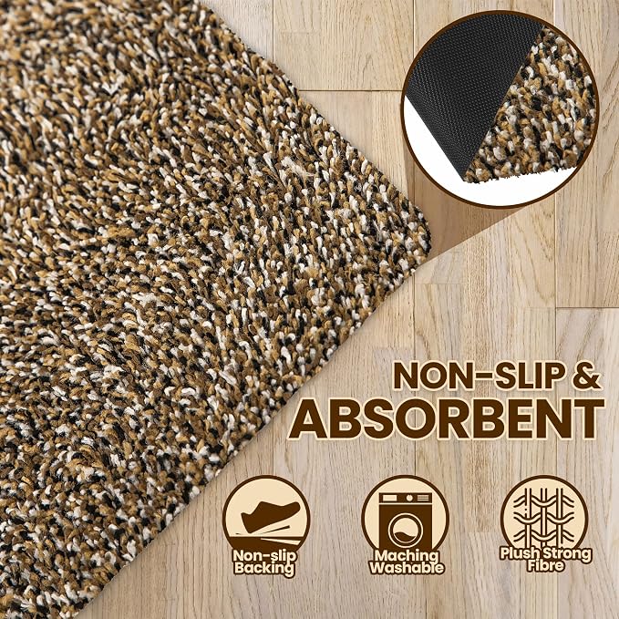 Premium Microfiber Indoor Door Mat – 32"x48" Washable Entry Mat, Waterproof - Image 5