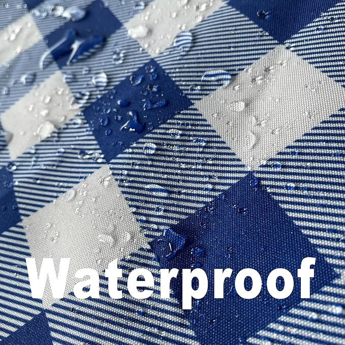 Waterproof Plaid Tablecloth Fabric - Image 3