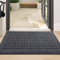 BEQHAUSE Waffle Door Mats Indoor 24"x36", Dog Mat by BEQHAUSE