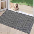 REFETONE Indoor Doormat, Front Back Door Mat 24"x36" Absorbent Rubber Backing by Refetone