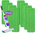 8 Pack Reusable Mop Pads Compatible by Ashsajkd