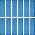 12 Pack Microfiber Mop Pad Universal Commercial/Industrial/Professional 17-18 by Unknown