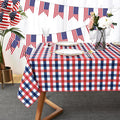 Waterproof Plaid Tablecloth Fabric by Essifunia
