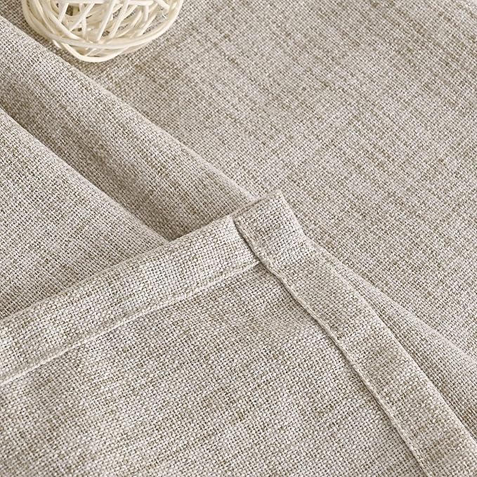 YoungsTex Natural Linen Curtains 84 Inches - Image 9