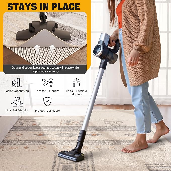 Non-Slip Rug Pad Gripper 7x10 Feet, Anti Skid Mat - Image 5