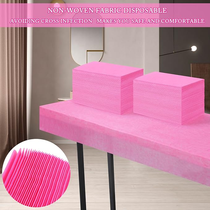 Disposable Bed Sheets 200 Pcs 31" x 71" Massage Table Sheets Non Woven Fabric - Image 5