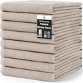 Homaxy Premium Kitchen Towels, Large Cotton Kitchen Hand Towels, Flat and Terry by Homaxy