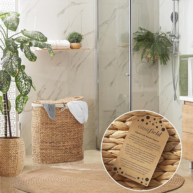 Casafield Oval Laundry Hamper - Image 2