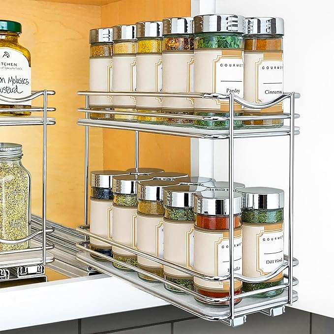LYNK PROFESSIONAL® Pull Out Spice Rack Organizer by LYNKPROFESSIONAL