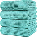 POLYTE Microfiber Oversize Quick Dry Lint Free Bath Towel, 60 x 30 in, 4 Pack by Polyte