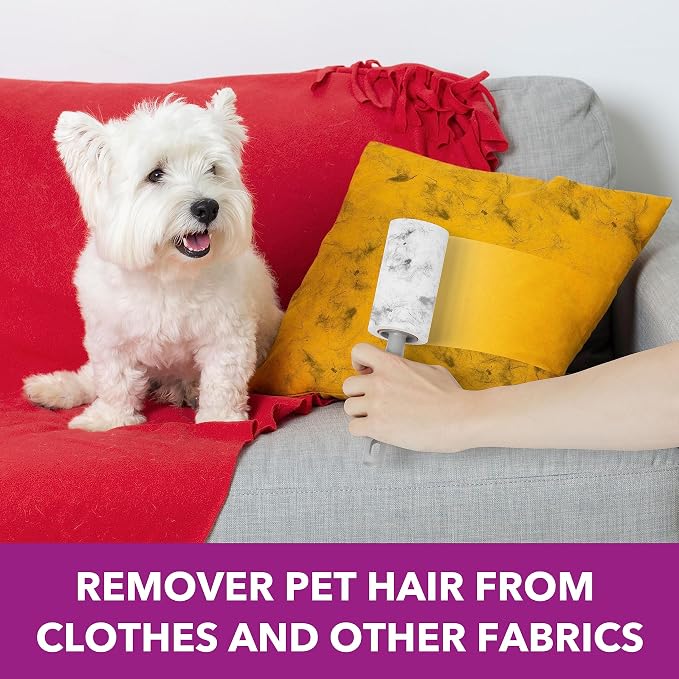 Lint Rollers for Pet Hair Extra Sticky, 555 Sheets Mega Value Set Lint Roller - Image 3