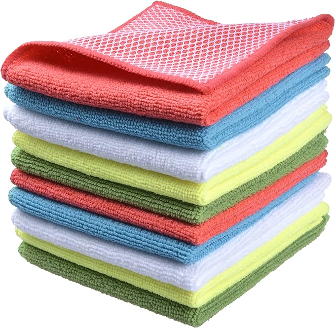 SINLAND Microfiber Dish Cloth for Washing Dishes Dish Rags Best Kitchen by SINLAND