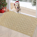 REFETONE Indoor Doormat, Front Back Door Mat 20"x32" Absorbent Rubber Backing by Refetone