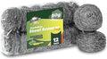 12 Pack Stainless Steel Scourers by Scrub It – Steel Wool Scrubber Pad Used by SCRUBIT