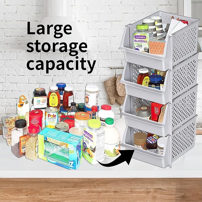 Skywin TidyFriend Stackable Storage Bins - Image 2