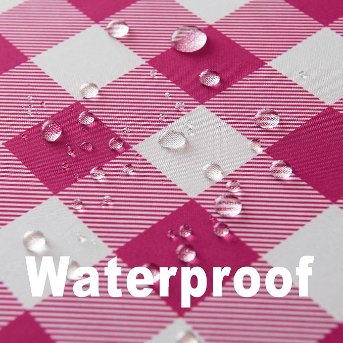 Waterproof Checkered Tablecloth Runner Fabric - Image 2