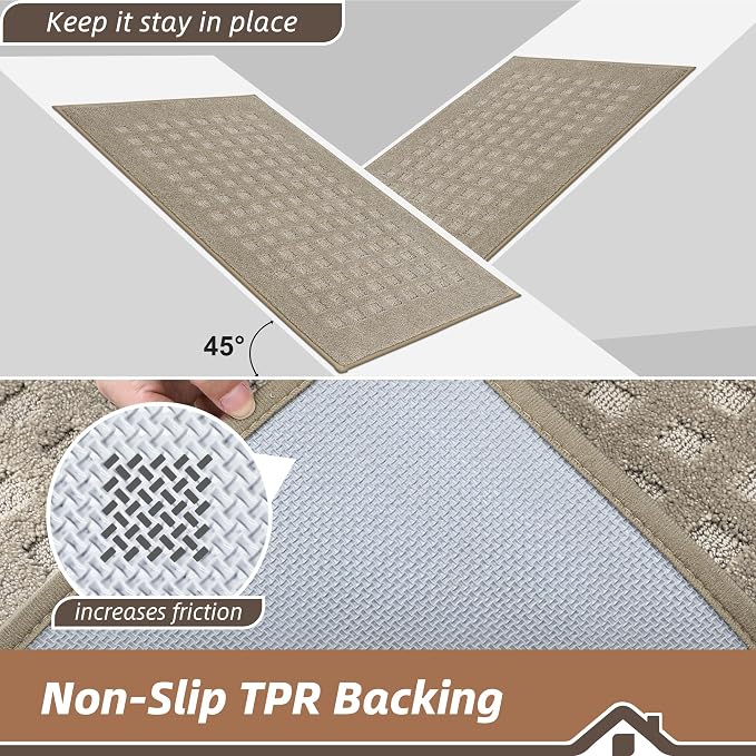 BEQHAUSE Waffle Door Mats Indoor 36"x60", Dog Mat - Image 5