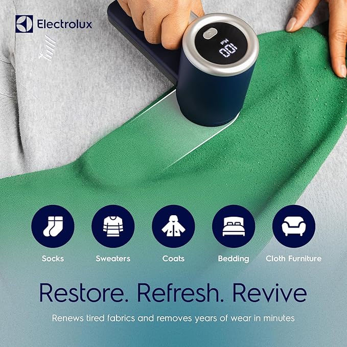 Electrolux Rechargeable Fabric Shaver | 3-Speed Lint Remover - Image 3